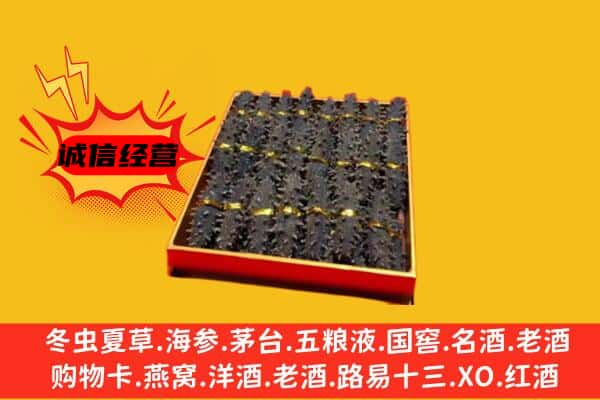 乌海市海勃湾回收海参